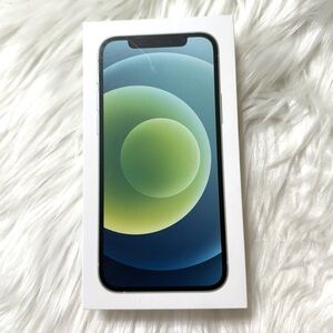 Apple iPhone 12 Box Empty And USB To C Lightening Cable